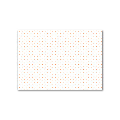 Off-White Cotton Canvas Fabric with Orange Diamonds, FACC-1181-101