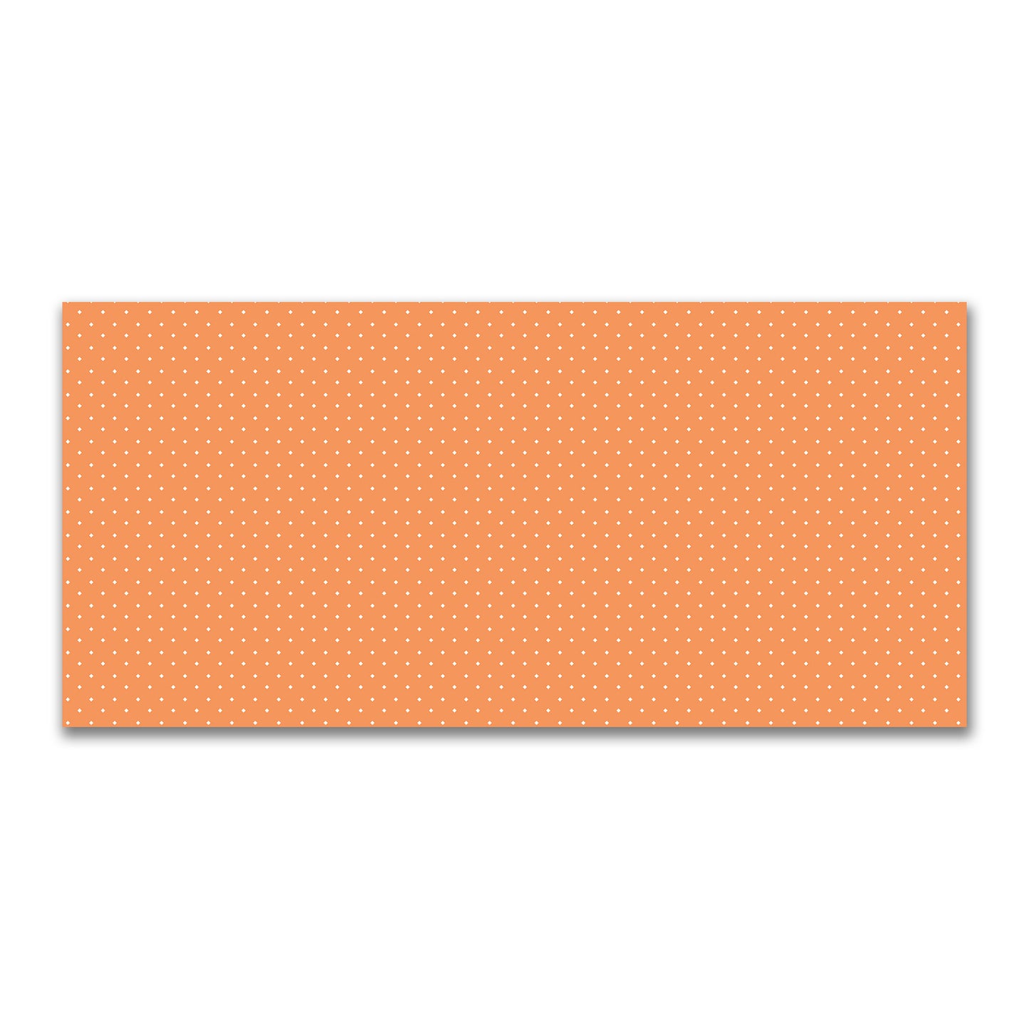 Cotton Canvas Fabric with Off-White Diamonds on Orange, FACC-1181-102