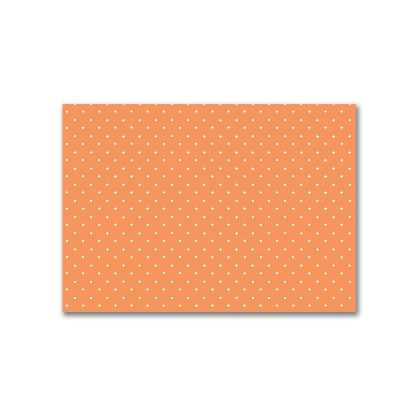 Cotton Canvas Fabric with Off-White Diamonds on Orange, FACC-1181-102