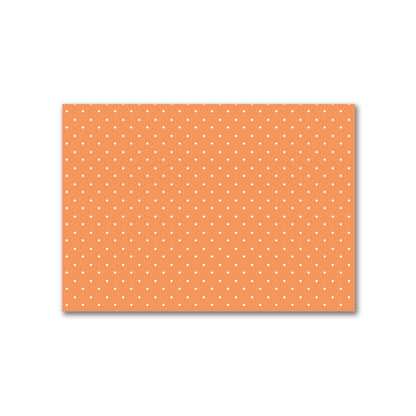 Cotton Canvas Fabric with Off-White Diamonds on Orange, FACC-1181-102