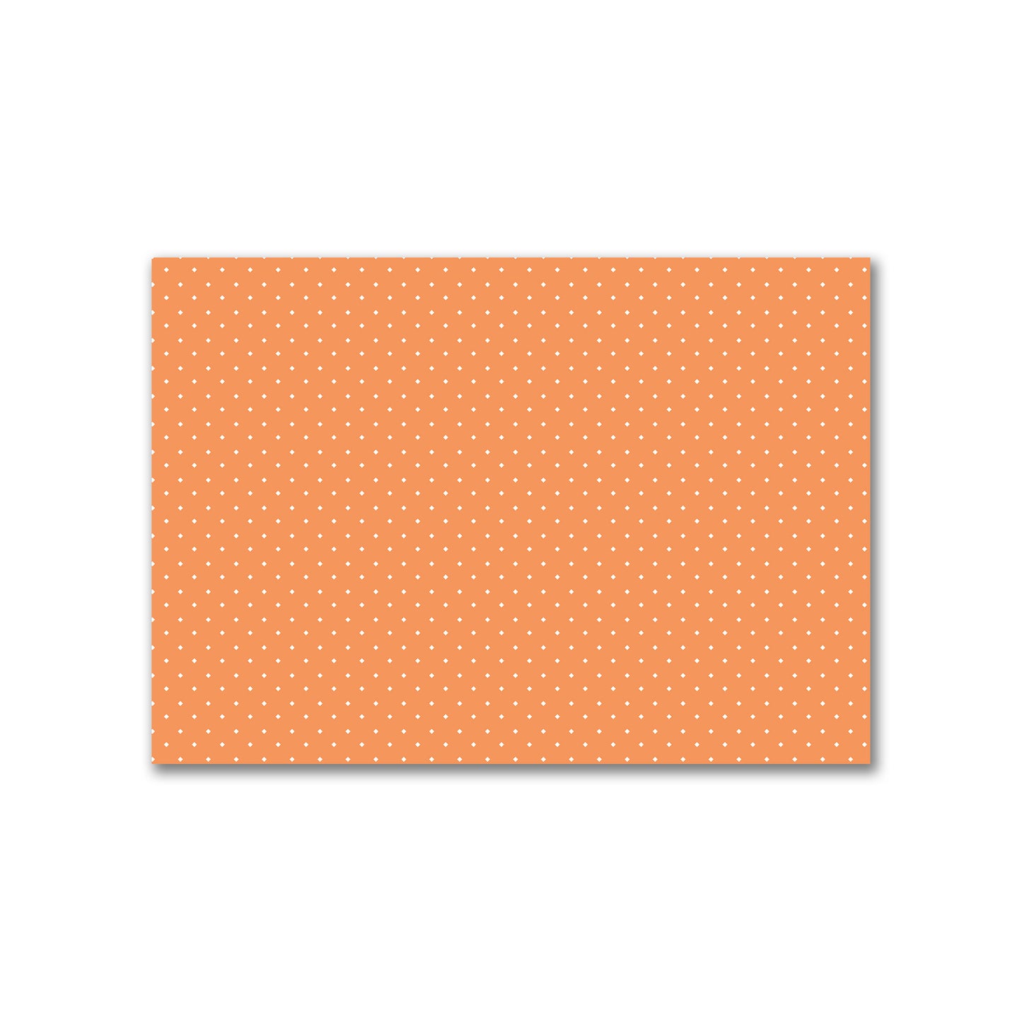 Cotton Canvas Fabric with Off-White Diamonds on Orange, FACC-1181-102