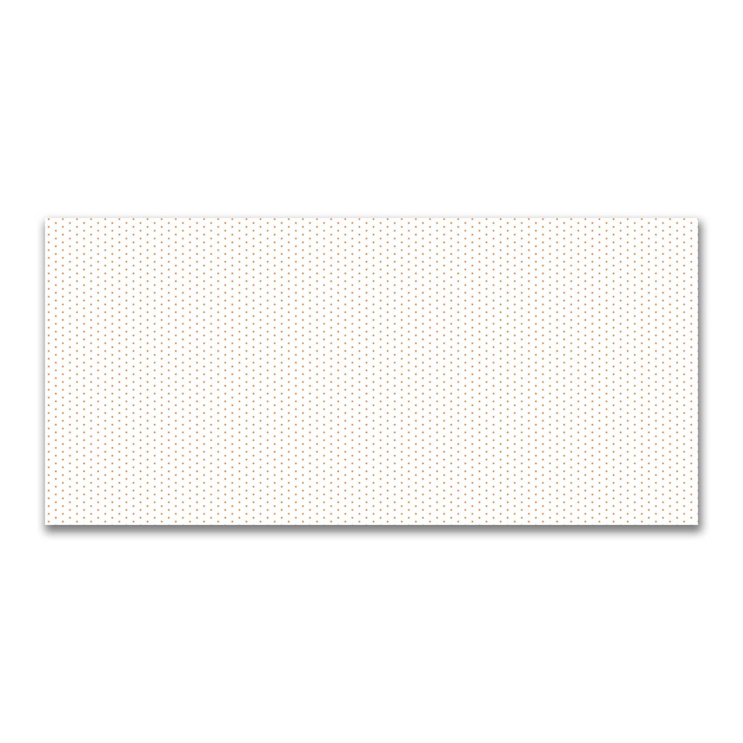 Off-White Cotton Canvas Fabric with Fine Orange Diamonds, FACC-1181-111