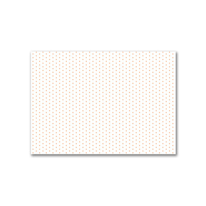 Off-White Cotton Canvas Fabric with Fine Orange Diamonds, FACC-1181-111