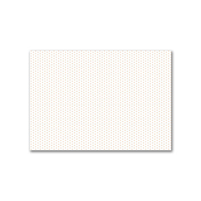 Off-White Cotton Canvas Fabric with Fine Orange Diamonds, FACC-1181-111