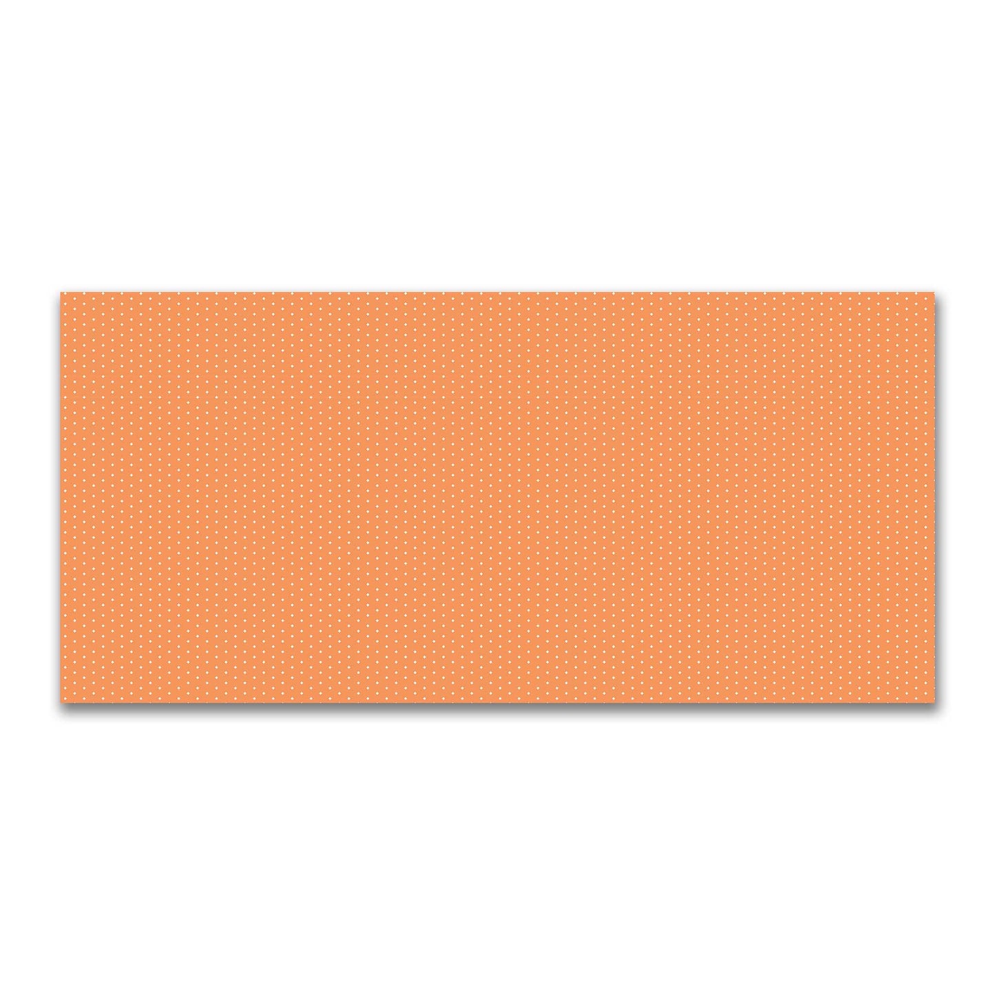 Cotton Canvas Fabric with Fine Off-White Diamonds on Orange, FACC-1181-112