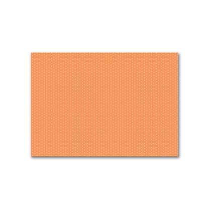 Cotton Canvas Fabric with Fine Off-White Diamonds on Orange, FACC-1181-112