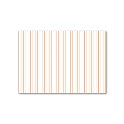 Off-White Cotton Canvas Fabric with Fine Orange Stripes, FACC-1181-151