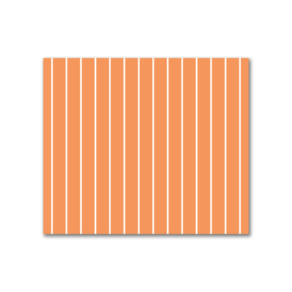 Cotton Canvas Fabric with Fine Off-White Stripes on Orange, FACC-1181-152