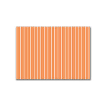 Cotton Canvas Fabric with Fine Off-White Stripes on Orange, FACC-1181-152