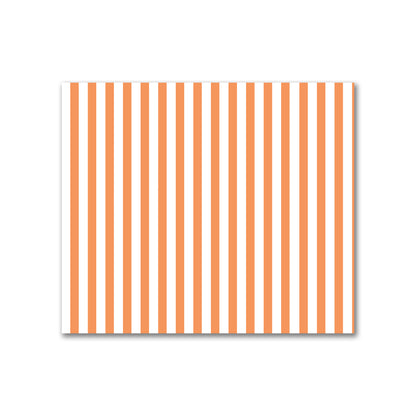 Off-White Cotton Canvas Fabric with Thin Orange Bars, FACC-1181-241