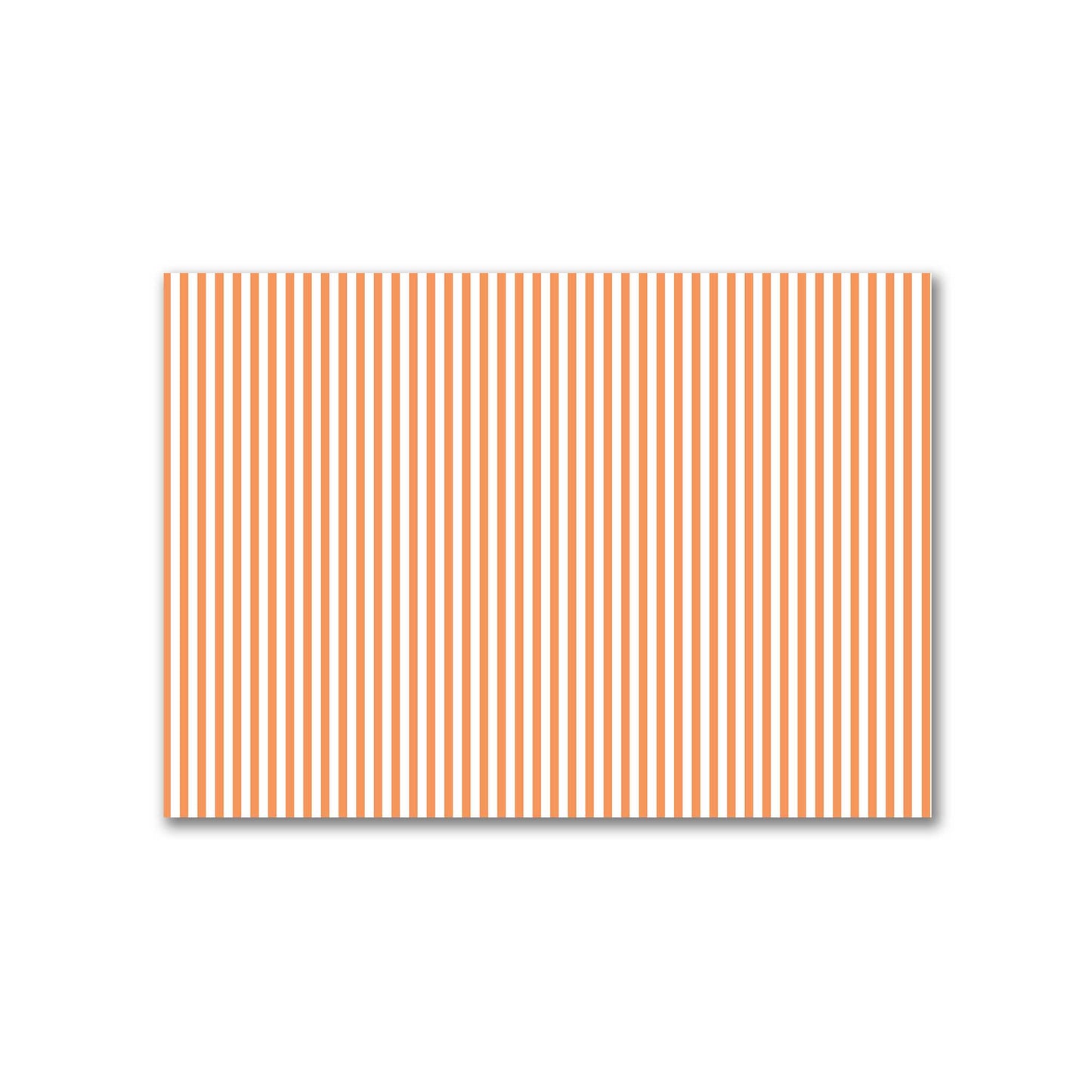 Off-White Cotton Canvas Fabric with Thin Orange Bars, FACC-1181-241