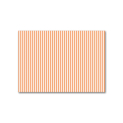 Off-White Cotton Canvas Fabric with Thin Orange Bars, FACC-1181-241