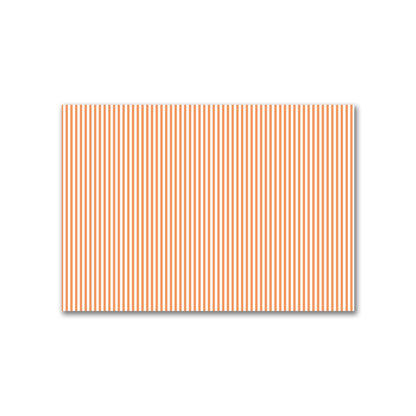 Off-White Cotton Canvas Fabric with Thin Orange Bars, FACC-1181-241