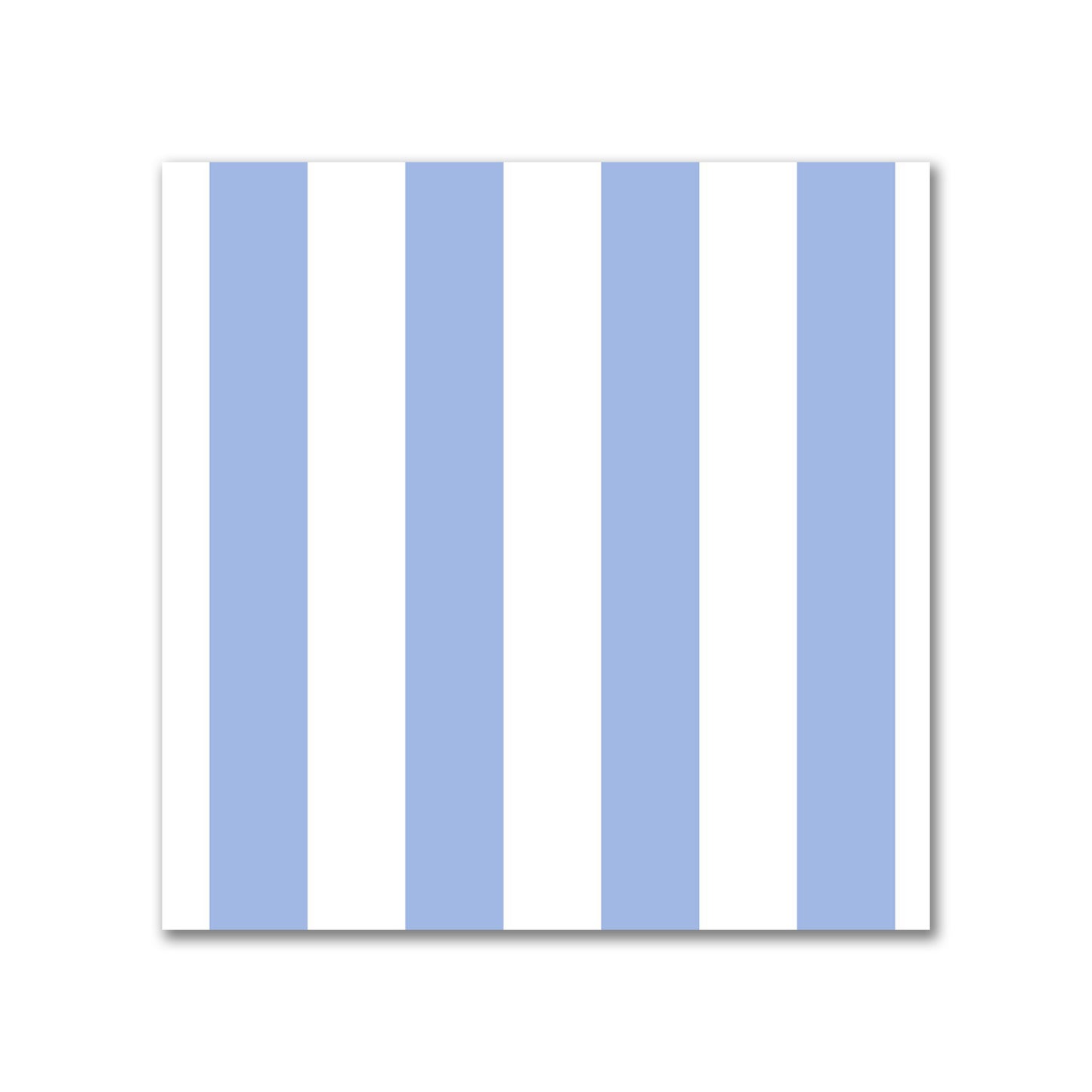 Off-White Cotton Canvas Fabric with Blue Bars, FACC-1231-051