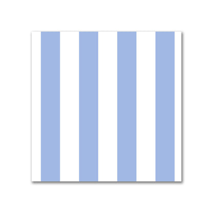 Off-White Cotton Canvas Fabric with Blue Bars, FACC-1231-051