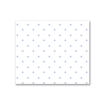 Off-White Cotton Canvas Fabric with Blue Diamonds, FACC-1231-101