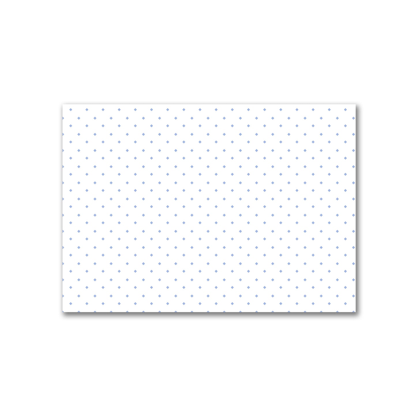 Off-White Cotton Canvas Fabric with Blue Diamonds, FACC-1231-101