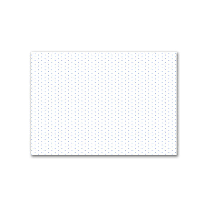 Off-White Cotton Canvas Fabric with Fine Blue Diamonds, FACC-1231-111