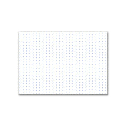 Off-White Cotton Canvas Fabric with Fine Blue Diamonds, FACC-1231-111