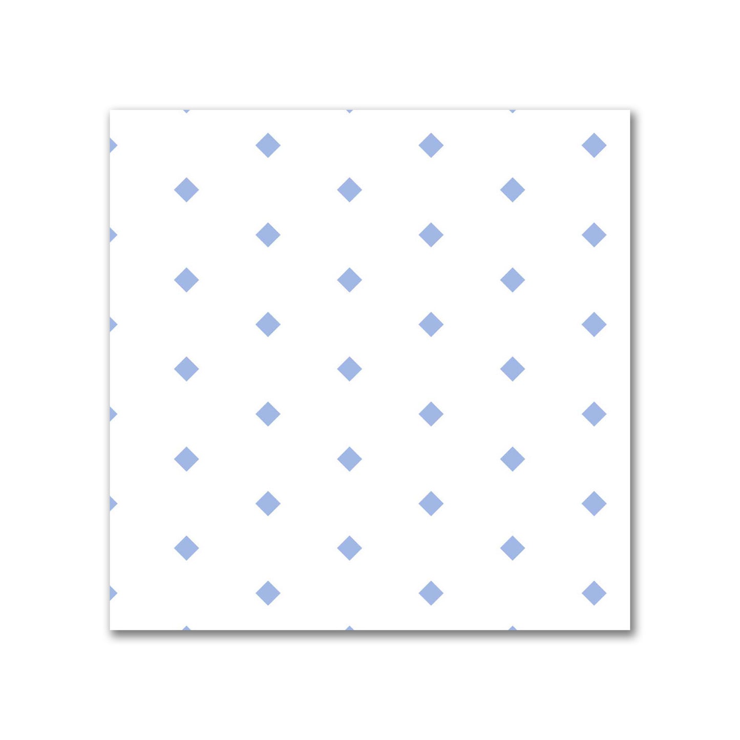 Off-White Cotton Canvas Fabric with Fine Blue Diamonds, FACC-1231-111