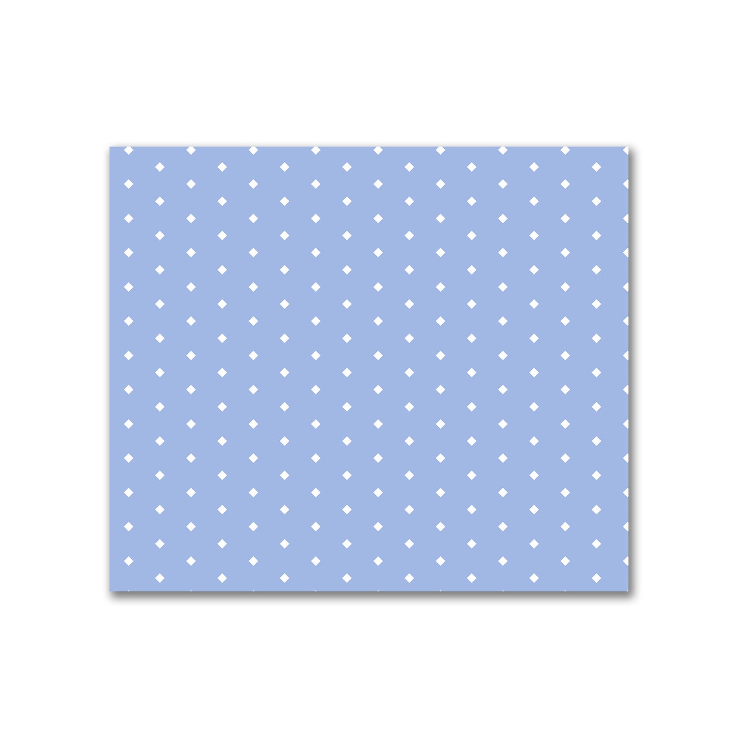 Cotton Canvas Fabric with Fine Off-White Diamonds on Blue, FACC-1231-112