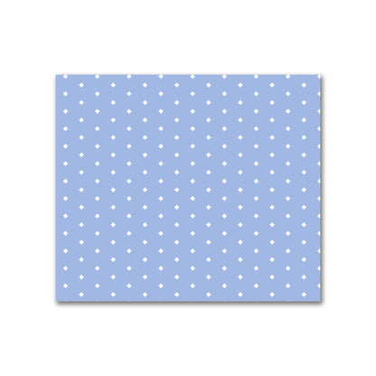 Cotton Canvas Fabric with Fine Off-White Diamonds on Blue, FACC-1231-112