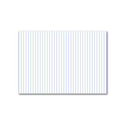 Off-White Cotton Canvas Fabric with Fine Blue Stripes, FACC-1231-151