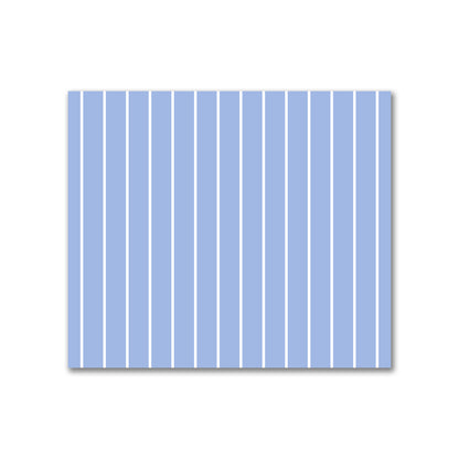 Cotton Canvas Fabric with Fine Off-White Stripes on Blue, FACC-1231-152