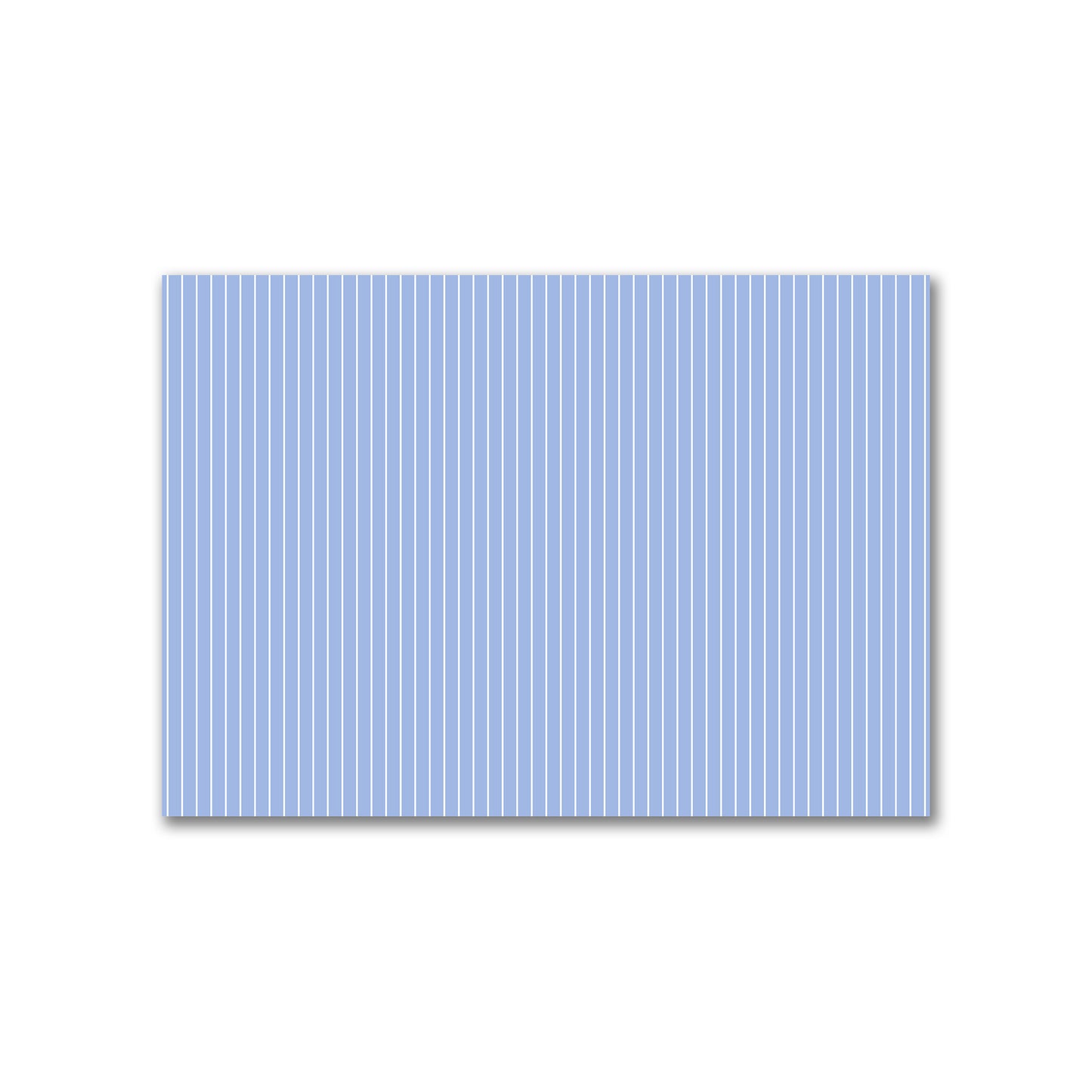 Cotton Canvas Fabric with Fine Off-White Stripes on Blue, FACC-1231-152