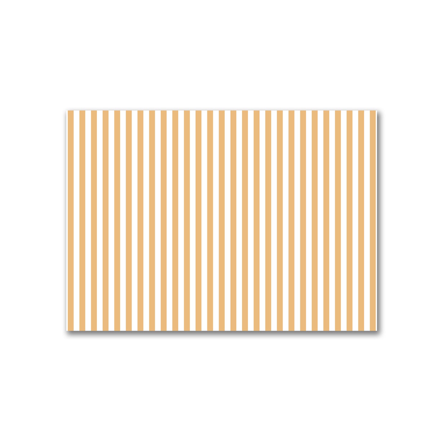 Off-White Cotton Canvas Fabric with Orange Bars, FACC-1232-051