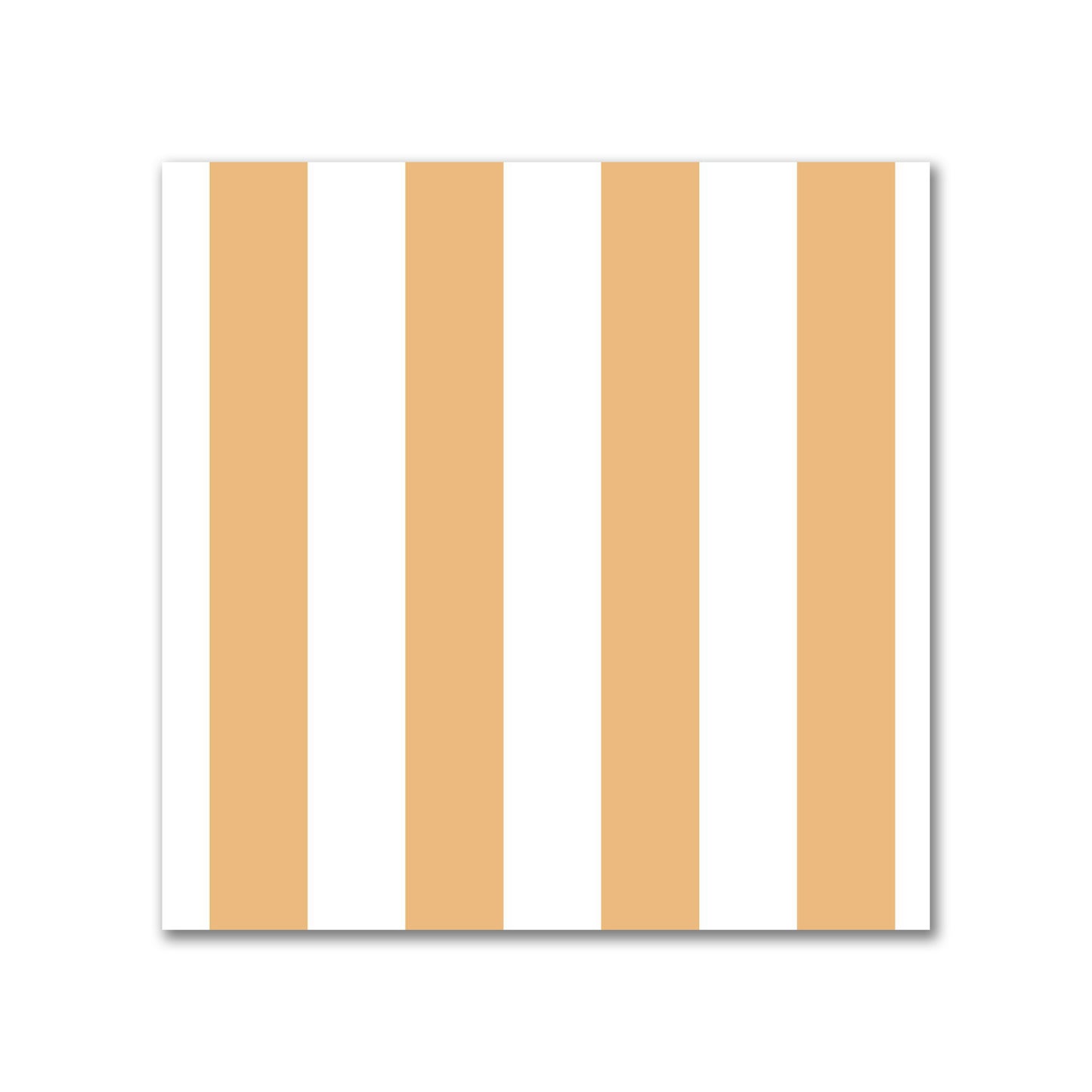 Off-White Cotton Canvas Fabric with Orange Bars, FACC-1232-051