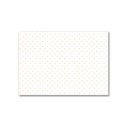 Off-White Cotton Canvas Fabric with Orange Diamonds, FACC-1232-101