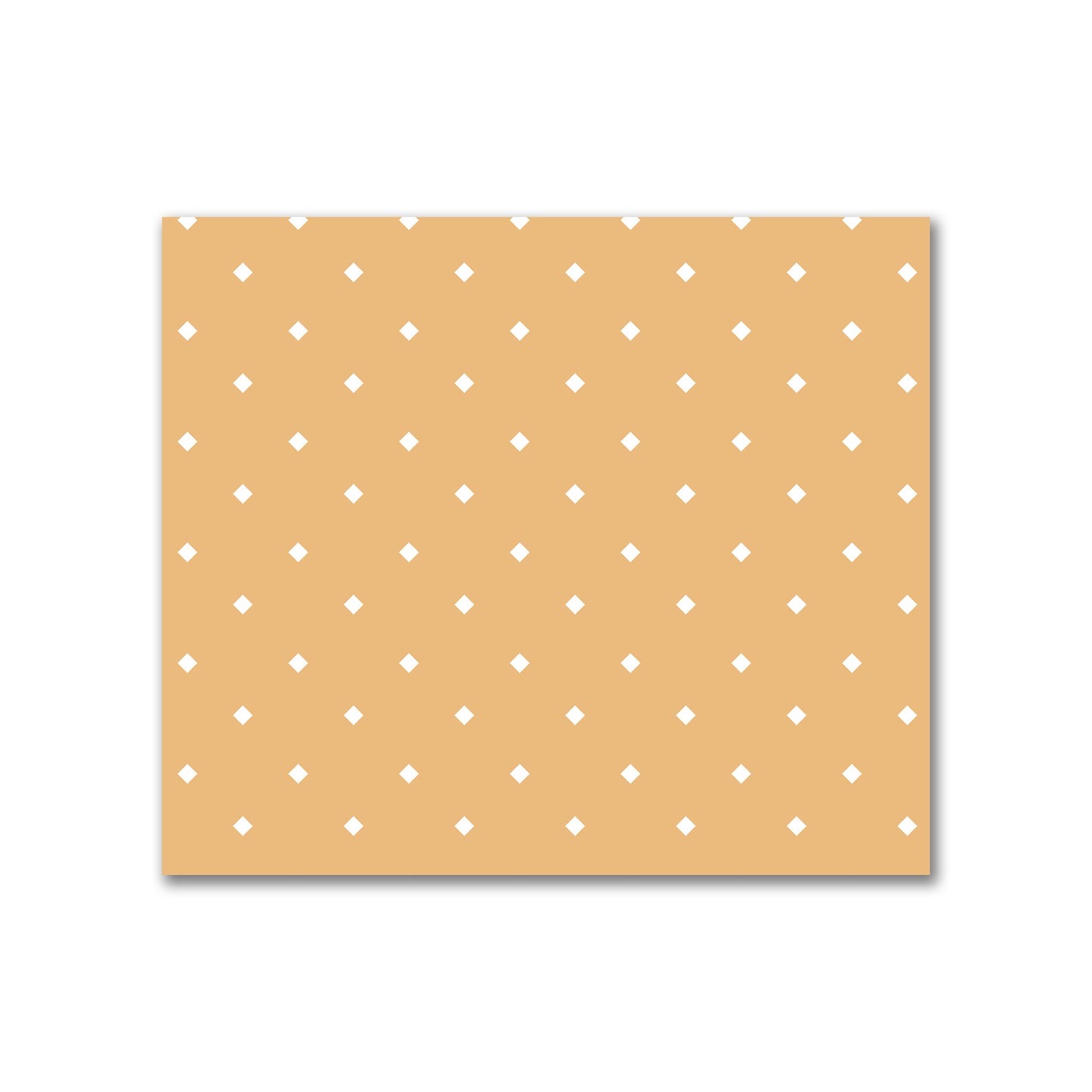 Cotton Canvas Fabric with Off-White Diamonds on Orange, FACC-1232-102