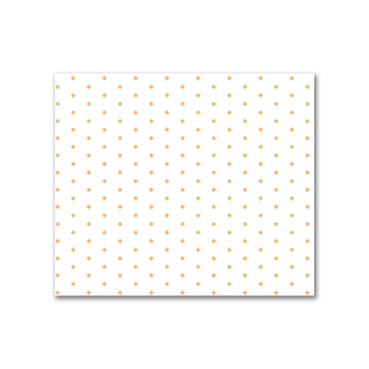 Off-White Cotton Canvas Fabric with Fine Orange Diamonds, FACC-1232-111