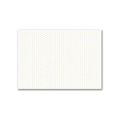Off-White Cotton Canvas Fabric with Fine Orange Diamonds, FACC-1232-111