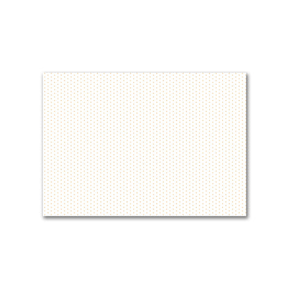 Off-White Cotton Canvas Fabric with Fine Orange Diamonds, FACC-1232-111