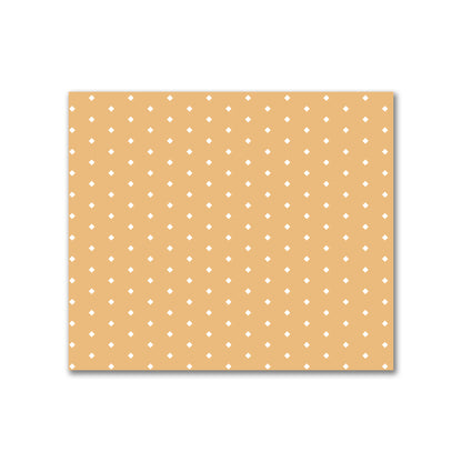 Cotton Canvas Fabric with Fine Off-White Diamonds on Orange, FACC-1232-112