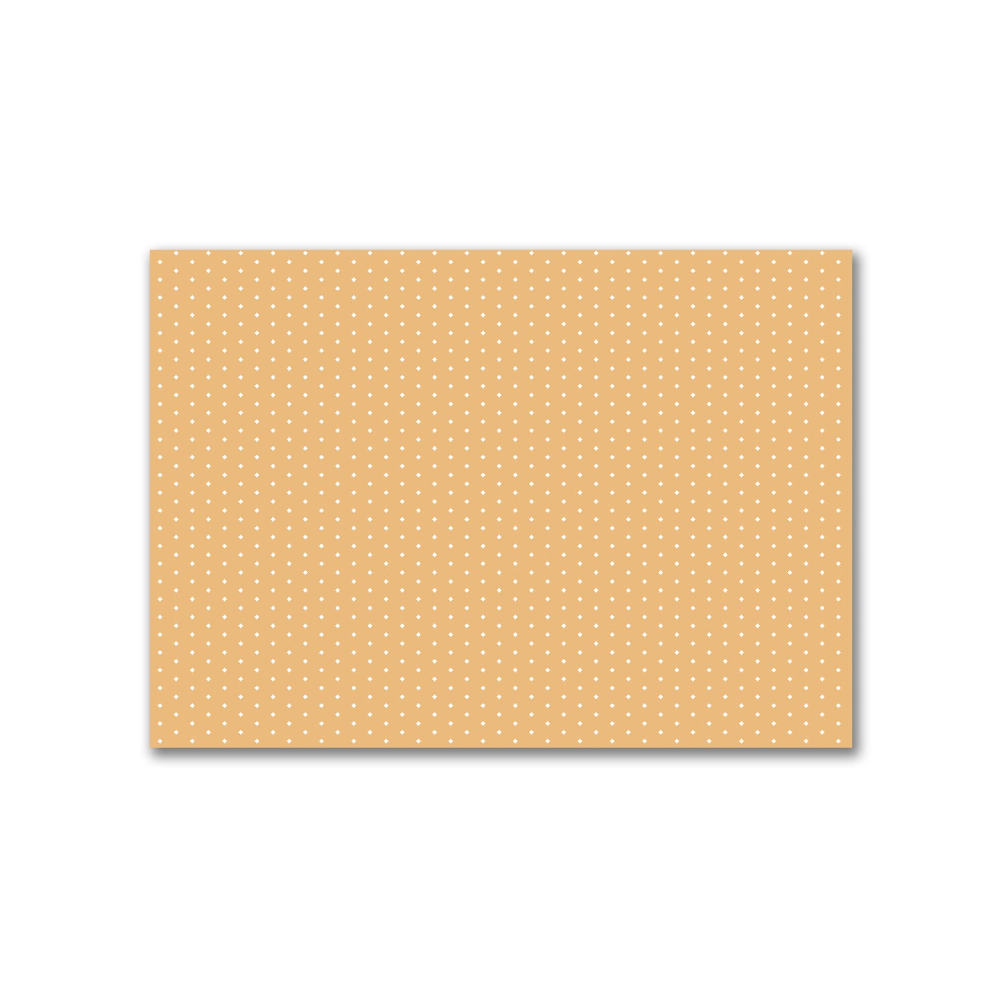 Cotton Canvas Fabric with Fine Off-White Diamonds on Orange, FACC-1232-112