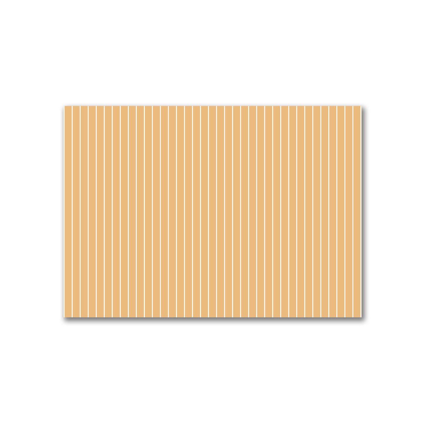 Cotton Canvas Fabric with Fine Off-White Stripes on Orange, FACC-1232-152