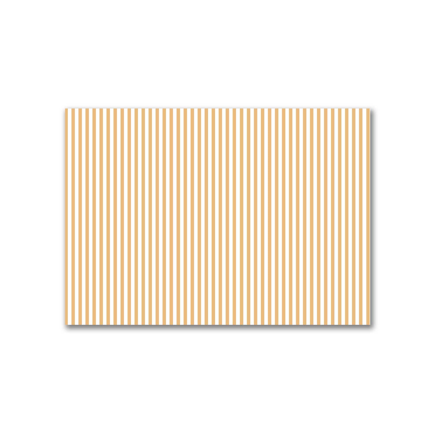 Off-White Cotton Canvas Fabric with Thin Orange Bars, FACC-1232-241