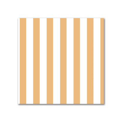 Off-White Cotton Canvas Fabric with Thin Orange Bars, FACC-1232-241