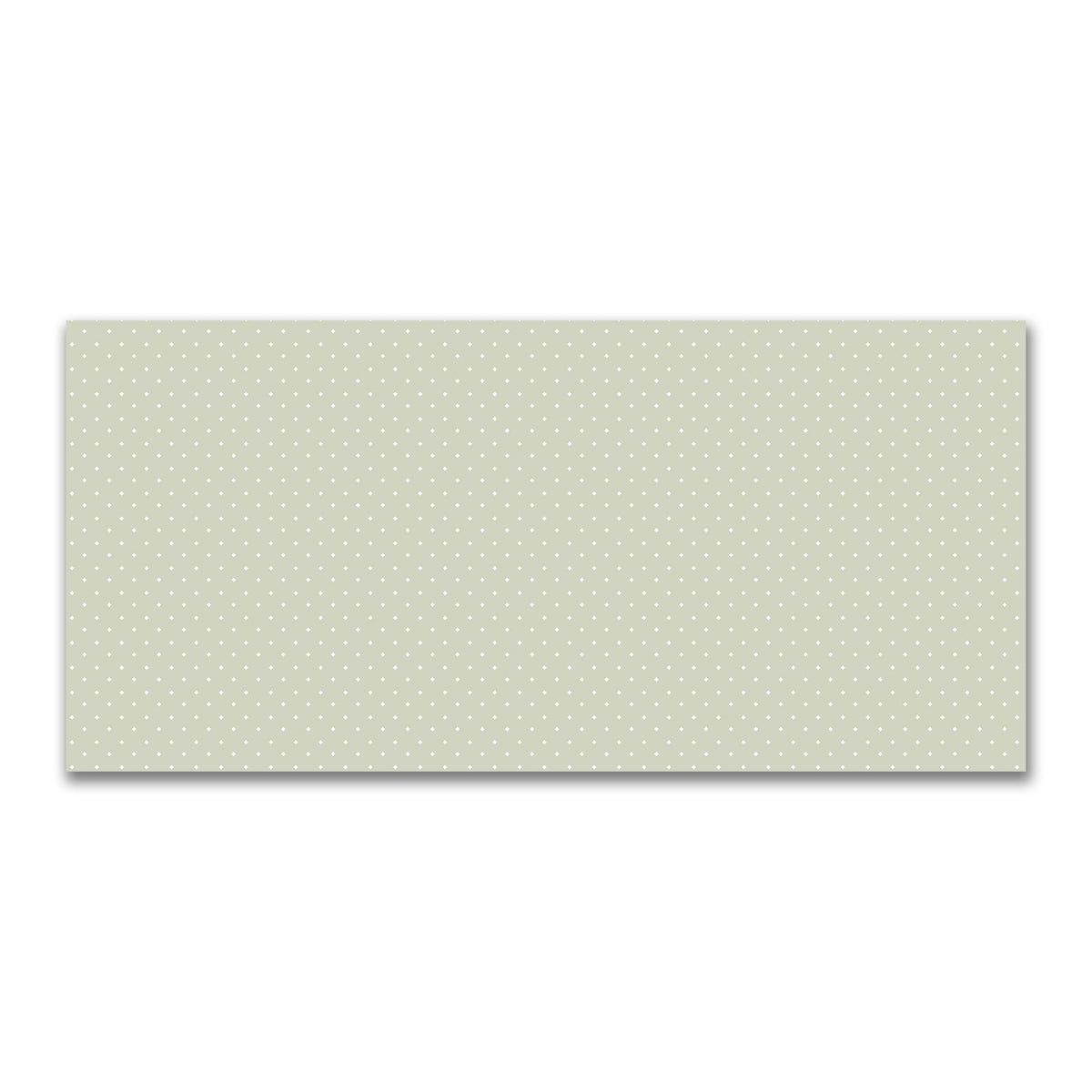 Cotton Canvas Fabric with Off-White Diamonds on Pale Green | 3 metres - 3 x 1.4 m / 117 x 55 inches