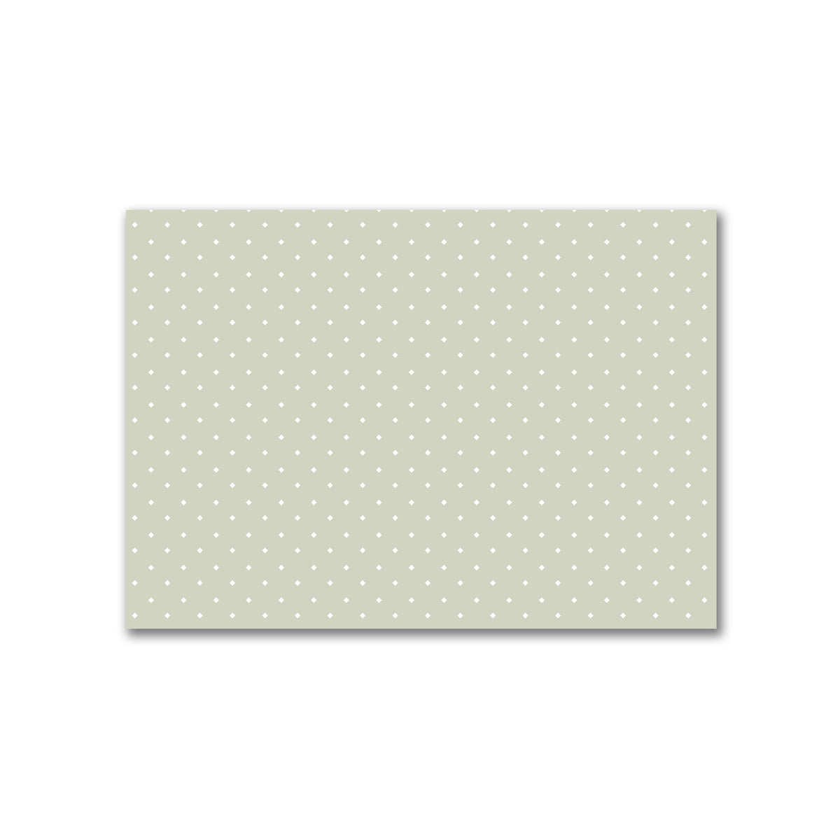 Cotton Canvas Fabric with Off-White Diamonds on Pale Green | 1 metre - 1 x 1.4 m / 39 x 55 inches