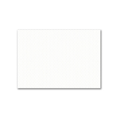 Off-White Cotton Canvas Fabric with Fine Pale Green Diamonds | 2 metres - 2 x 1.4 m / 78 x 55 inches