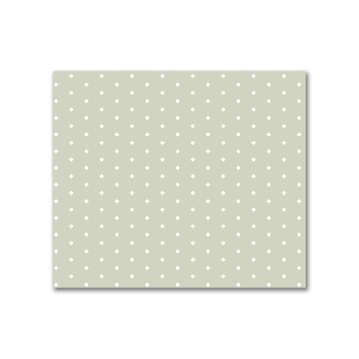Cotton Canvas Fabric with Fine Off-White Diamonds on Pale Green | Quarter - 54 x 46 cm / 21 x 18 inches