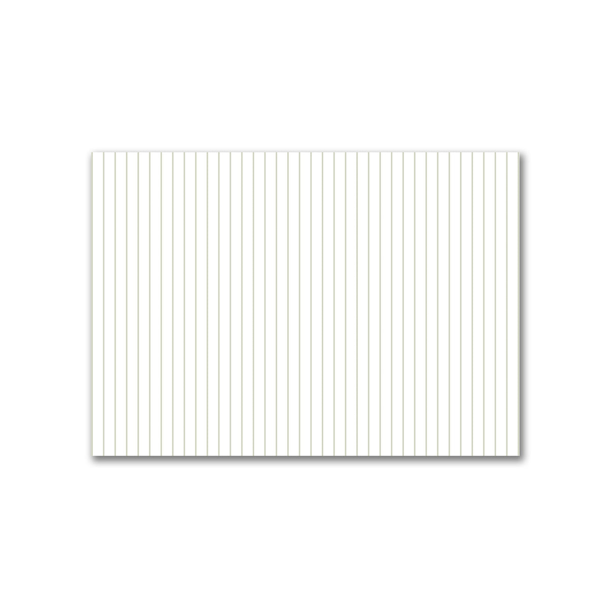 Off-White Cotton Canvas Fabric with Fine Pale Green Stripes | 1 metre - 1 x 1.4 m / 39 x 55 inches