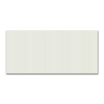 Off-White Cotton Canvas Fabric with Thin Pale Green Bars | 3 metres - 3 x 1.4 m / 117 x 55 inches