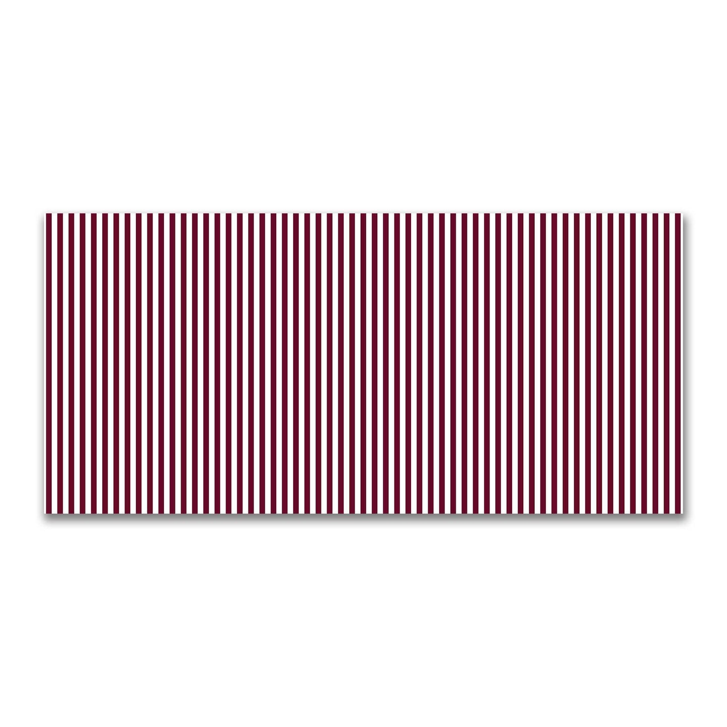 Off-White Cotton Canvas Fabric with Burgundy Red Bars, FACC-1281-051