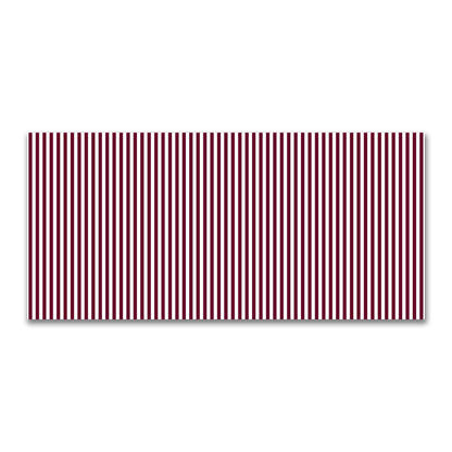 Off-White Cotton Canvas Fabric with Burgundy Red Bars, FACC-1281-051