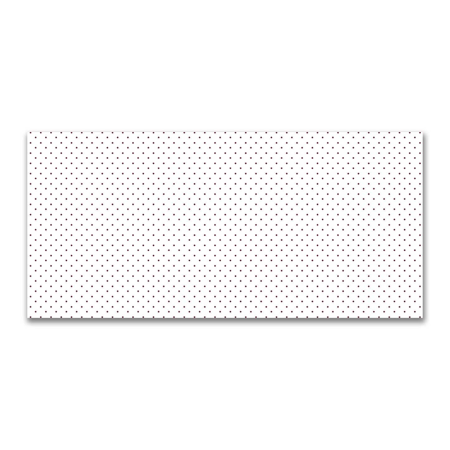 Off-White Cotton Canvas Fabric with Burgundy Red Diamonds, FACC-1281-101